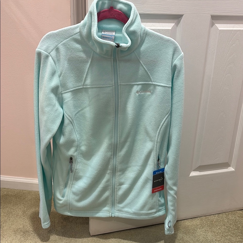 Columbia Women's Light Blue Fleece Jacket